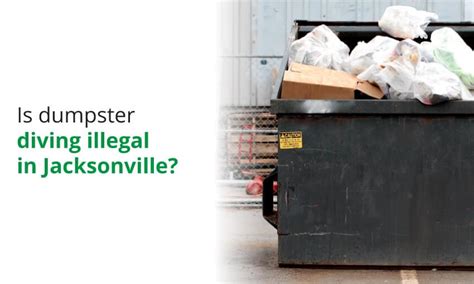 Is dumpster diving illegal in florida - The ruling states; “It is common knowledge that plastic garbage bags left on or at the side of a public street are readily accessible to animals, children, scavengers, snoops, and other members of the public.”. So, when it …